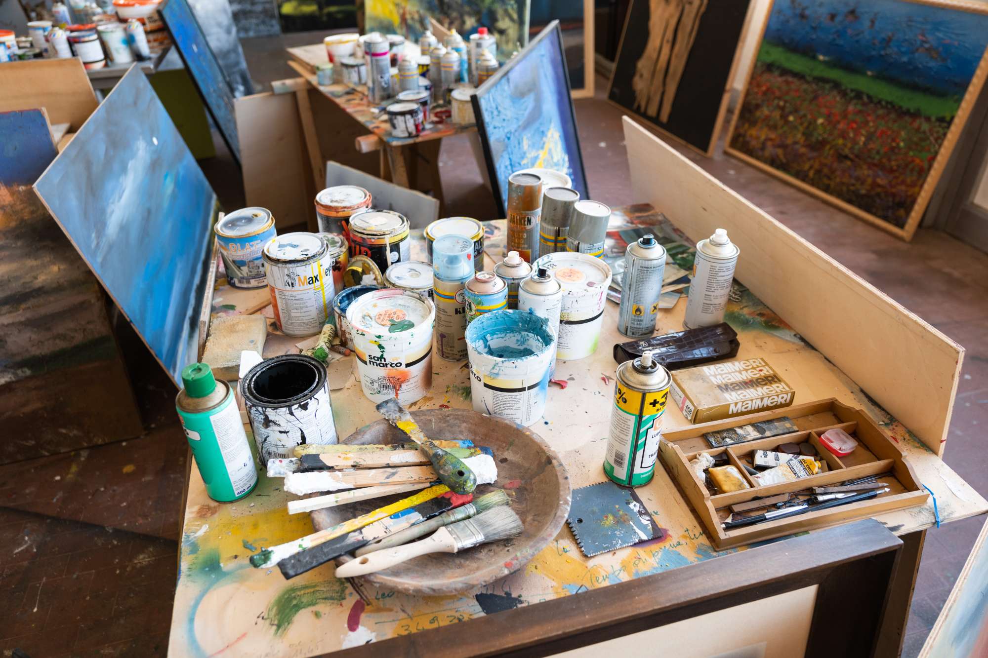 Studio Claudio Cesari, particolare. Foto di Luca Bacciocchi.